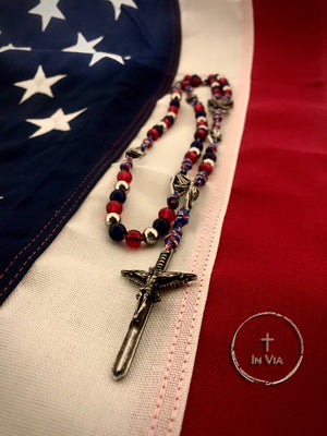 The In Via American Defender Octo Metallum St. Michael Rosary
